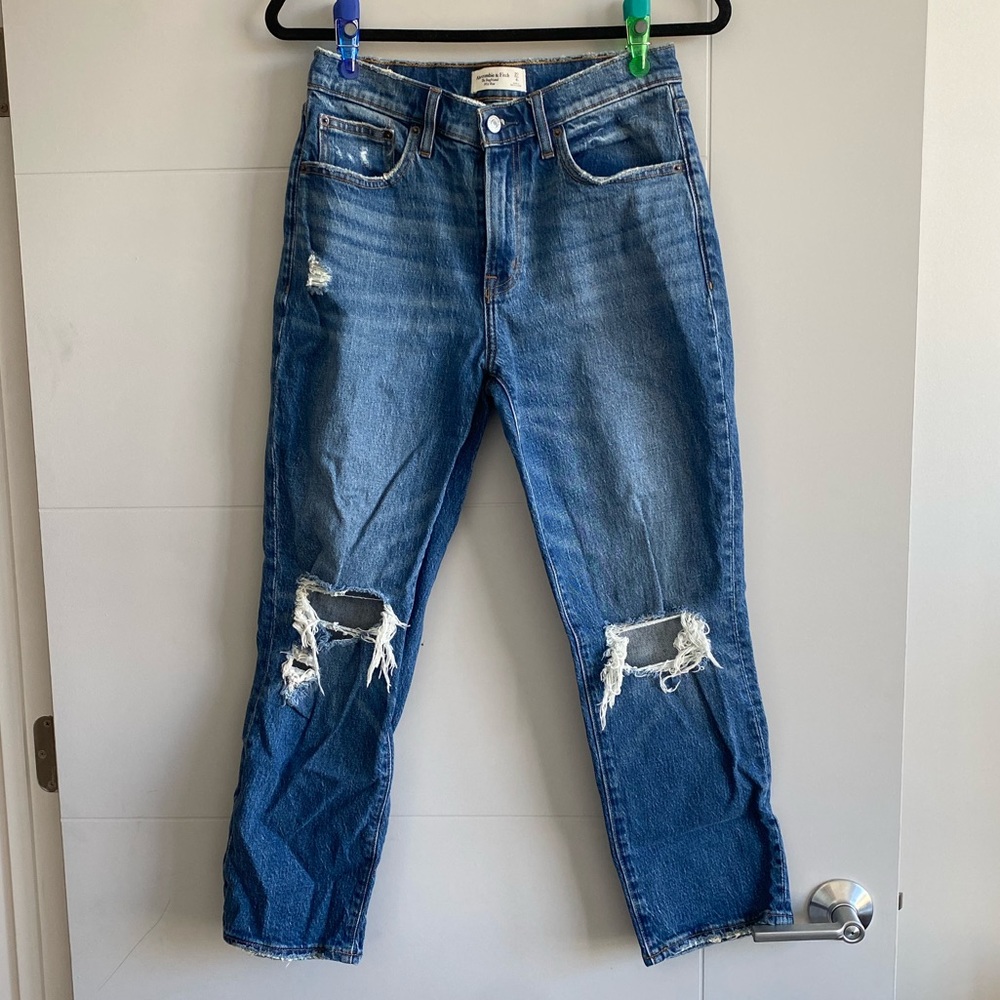 Abercrombie & Fitch The Boyfriend Mid rise